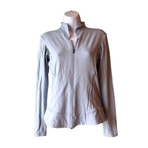 Patagonia Women's Small Full Zip Jacket Light‎ Blue Stretch Nylon Spandex